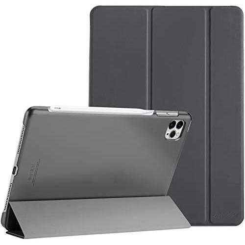 ProCase iPad Pro 11 Case 2020 & 2018, Slim Hard Shell Protective Stand Cover for iPad Pro 11 2nd Gen 2020 (Latest Model) & 1st Gen 2018 [Support 2nd Gen Apple Pencil Charging] -Grey