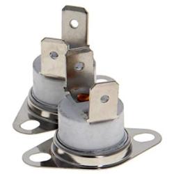 Fielect KSD301 Thermostat Bimetal Thermostat 175°C Normally Closed Adjust Snap Disc Temperature Switch for Microwave,Oven,Coffee Maker 2pcs