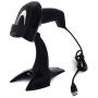 KKMO Automatic Sensor 1D/2D/QR/PDF417/Data Matrix Imaging USB Barcode Scanner CCD Bar Code Reader for Mobile Payment Computer Screen + Stand Holder