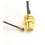 2PCS U.FL Mini PCI to RP-SMA Pigtail Antenna WiFi Cable 6‘’