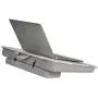 LapGear Elevation Lap Desk with Booster Cushion -White Marble - Fits up to 17.3 Inch Laptops - Style No. 87966
