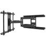 Kanto PDX650 Full Motion Articulating TV Wall Mount for 37-inch to 75-inch TVs | Low Profile with 22'' Extension | Integrated Cable Management | Swivel and Tilt Capable | Black