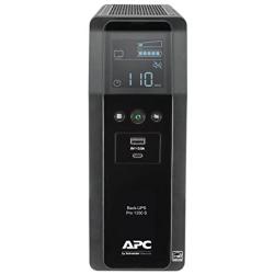 APC UPS, 1350VA Sinewave UPS Battery Backup & Surge Protector, BR1350MS Backup Battery with AVR, (2) USB Charger Ports, Back-UPS PRO Uninterruptible Power Supply Black