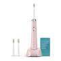 Hanasco Sonic Electric Toothbrush Rechargeable for Adults, 4 Modes with Build in 2 Mins Timer, 3 Brush Heads Included, Whitening Clean 4 Hours Charge for 30 Days Use, Soft Bristles, 38,000 VPM Pink