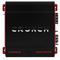 Crunch PX-1025.4 1000W Powerzone Series 2-ohm Stable 4-Channel Class-A/B Amplifier with Gravity Magnet Phone Holder Bundle