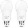 Emeritpro LED Full Spectrum Light Bulb, A19 LED Grow Light Bulb for Indoor Plants, 9W Grow Light, 80W Replacement, 5000K Daylight White, E26 Base, Sunlight for Greenhouse, Garden, Hydroponic, 2 Pack