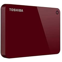 Toshiba (HDTC920XR3AA) Canvio Advance 2TB Portable External Hard Drive USB 3.0, Red