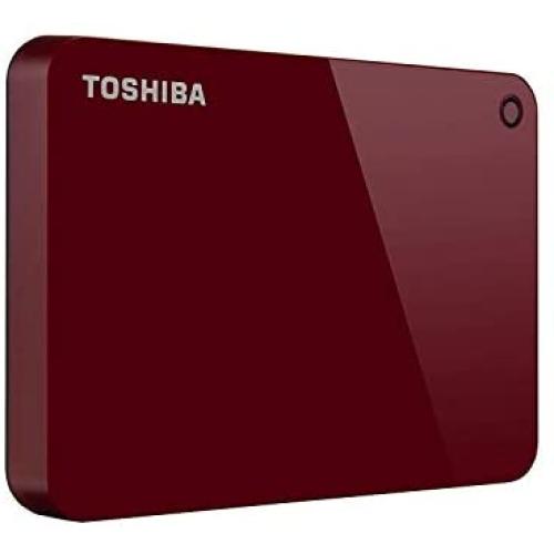 Toshiba (HDTC920XR3AA) Canvio Advance 2TB Portable External Hard Drive USB 3.0, Red