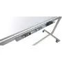 Luxor 60''W x 40''H Double-Sided Mobile Magnetic Glass Marker Board
