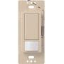 Lutron Maestro Motion Sensor Switch, No Neutral Required, 250 Watts, Single-Pole, MS-OPS2-TP, Taupe