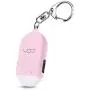 YDO Safe Personal Alarm, 130db Personal Safety Alarm Siren Song for Women Keychain with USB Rechargeable, LED Flashlight, Emergency Self Defense Safe Sound for Kids & Elderly (Pink)