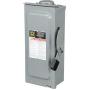 Square D by Schneider Electric D322NRB 60-Amp 240-Volt Three-Pole Outdoor General Duty Fusible Safety Switch with Neutral, Gray,Small
