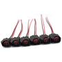 SUBALIGU (8pcs) Fuel Injector Connector for EV6 EV14 USCAR Pigtail Harness Socket Plug Wire for LS2 LS3 LS7 Compatible with GM Ford Dodge Jeep Mustang Vehicles Bosch