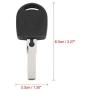 X AUTOHAUX 48 Chipped Uncut Ignition Key Entry Remote Fob Control BHU66T6 for Audi A4 1999-2005