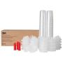 3M PPS (Original Series) Paint Spray Gun Cup Lids and Liners Kit, 16114, Mini, 6 oz, 200-micron Filter, Use w/ Paint Gun for Cars, Furniture, Home, 50 Disposable Lids and Liners, 20 Sealing Plugs