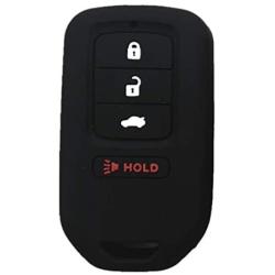 Key Fob Cover Case Skin Protector for 2013 2014 2015 2018 Honda Accord EX EX-L Touring Civic 4 Buttons Smart Key Remote ACJ932HK1210A, A2C83161800