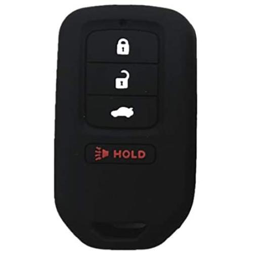 Key Fob Cover Case Skin Protector for 2013 2014 2015 2018 Honda Accord EX EX-L Touring Civic 4 Buttons Smart Key Remote ACJ932HK1210A, A2C83161800