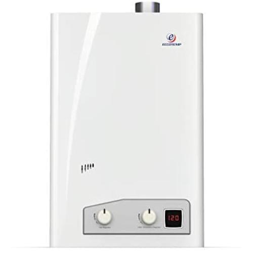 Eccotemp FVI12-LP Liquid Propane Gas Tankless Water Heaters, White