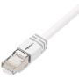 Amazon Basics RJ45 Cat 7 High-Speed Gigabit Ethernet Patch Internet Cable, 10Gbps, 600MHz - White, 20-Foot