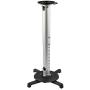 StarTech.com Universal Ceiling Projector Mount - Heavy Duty Height Adjustable/Extendable Pole Mount 5-22.7'' from Ceiling - 33lb (15kg) - Tilt/Rotate - Hanging Projector Mount w/Bracket