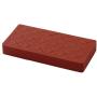 Emoly Silicone Lipstick Holder, Premium Cosmetic Organizer for Brush Lip Eye Makeup Pencil Bottles, 24 Square Makeup Display Case (Red)