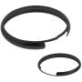 iJDMTOY Black Finish Smart Key Fob Replacement Ring Compatible With 08-up Mini Cooper JCW R55 R56 R57 R58 R59 R60