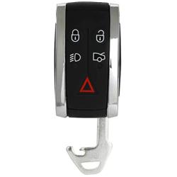 cciyu 1 X Flip Key Fob Uncut Blade (SHELL CASE) 5 Buttons Replacement for 07-15 for J aguar XF XK8 XKR XK Keyless Entry Remote Smart Key W/Insert with FCC: KR55WK45694 KR55WK49244