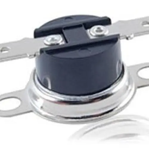 NTE Electronics NTE-DTC180 Snap Action Disc Thermostat, Close on Rise, 180° F Temperature, Loose Bracket, 1/4'' QC Terminals
