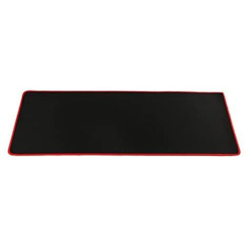 Large Gaming Mouse Pad XXL/Extended Mat Desk Pad/Mouse pad Long Non-Slip Soft Rubber Bottom Keyboard Pad/Mice Pads Mouse Desk Pad Stitched Edges Use for Laptop (Red Edge, 27''x12''x0.2'')