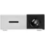 Vbestlife Mini Projector,Portable 1080P 600lm 4 : 3 LED Projector Home Cinema Theater Movie Support Laptop PC Smartphone HDMI Input,Great Gift Pocket Projector for Party Camping (Black&White)