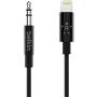 Belkin AV10172bt06-BLK 3.5mm Audio Cable With Lightning Connector, Black,6