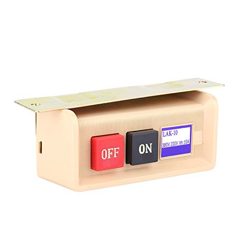 AC 380/220V Sewing Machine Power Switch Box 10A ON/Off Push Button Switch for Industrial Sewing Machine Motor