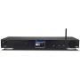 Ocean Digital WiFi Internet Component Radio Tuner (430 mm) WR10 FM/ Ethernet Bluetooth Receiver 2.4'' Color Display with Digital Output to Connect Hi-Fi System -Black