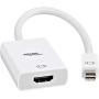 Amazon Basics Mini DisplayPort Thunderbolt to HDMI Adapter - Compatible with Apple iMac, MacBook - 1 Adapter
