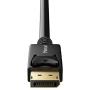 Moread DisplayPort to DisplayPort Cable, 6 Feet, 5 Pack, Gold-Plated Display Port Cable (4K@60Hz, 2K@144Hz) DP Cable Compatible with Computer, Desktop, Laptop, PC, Monitor, Projector - Black