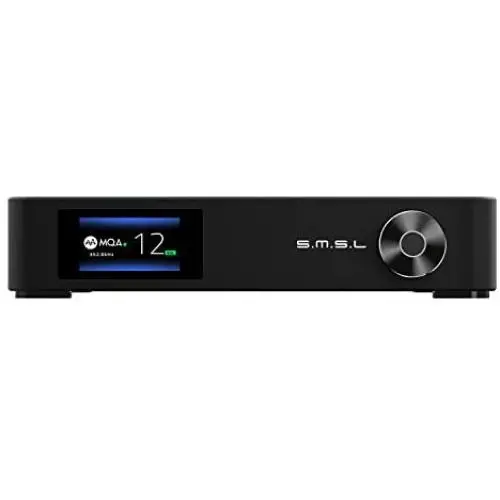 S.M.S.L M400 Supports MQA decoding Second XMOS XU216 AK4499 Chip Bluetooth 5.0 DSD512 32Bit/768kHz Fully balaced Output High-Resolution Hi-end Audio DAC