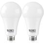 Sunco Lighting 2 Pack A21 LED Bulb 22W=150W, 3000K Warm White, 2550 LM, E26 Base, Dimmable, Indoor Light for Lamp - UL & Energy Star
