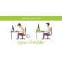 Way Basics TV PC Desktop Modern Computer Monitor Stand Screen Riser (Tool-Free Assembly and Uniquely Crafted from Sustainable Non Toxic zBoard Paperboard), White