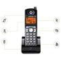 Motorola ML25055 2-Line DECT 6.0 Cordless Handsets (3-pk) for RCA 25255RE2/25270RE3/25260 and Motorola ML25212/ML25252/ML25260 Base Stations Bundle with Blucoil 10 Cat5e Cable, and Cable Ties (5-pk)