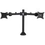 SIIG Tilt/swivel/rotate/Extend Desk Mount for 13 to 27 Inches Dual Monitor, Black (CE-MT0Q11-S1)