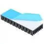Awxlumv 2Pcs Small Heatsink 2.8 x 1 x 0.4 Inch / 70 x 25 x 10 mm with Pre Thermal Conductive Tape Aluminum Cooler for PCB Device LM2596 2577 2587 and Cooling LED IC Chips CPU GPU VGA