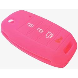 Smart Key Fob Covers Case Protector Keyless Remote Holder for 2019 2020 Kia Sorento Sportage Rio Soul Forte Optima Carens （Not Fit Smart Key Fob）
