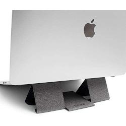 SenseAGE Double Pyramid Foldable Laptop Stand, Lightweight Laptop Stand, Anti-Slide and Portable Notebook Stand, Compatible with MacBook/MacBook Air/MacBook Pro, Tablets and Laptops up to 15”, Grey