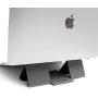 SenseAGE Double Pyramid Foldable Laptop Stand, Lightweight Laptop Stand, Anti-Slide and Portable Notebook Stand, Compatible with MacBook/MacBook Air/MacBook Pro, Tablets and Laptops up to 15”, Grey