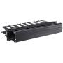 Leviton 492RU-HFR Horizontal Cable Management, 2RU, 3-inch by 3-inch Front and 2-inch by 4-inch Rear
