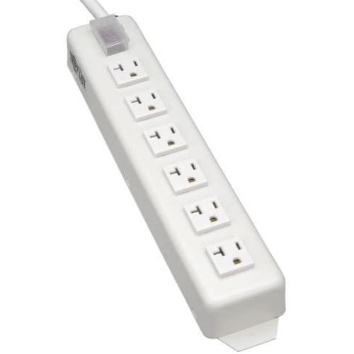 Tripp Lite 6 Outlet Home & Office Power Strip, 20A, 15ft Cord with 5-20P Plug, (TLM615NC20)