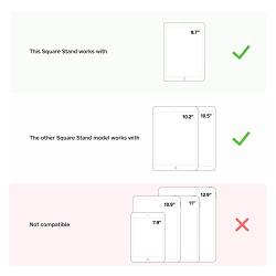 Square Stand for contactless and chip (for 9.7” iPads)