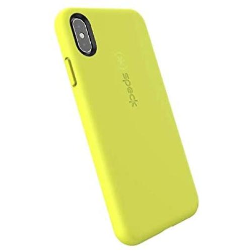 Speck Products CandyShell Fit iPhone Xs Max Case, Antifreeze Yellow/Antifreeze Yellow