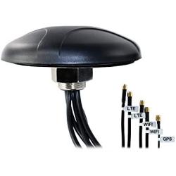 Proxicast Professional Low-Profile MIMO LTE + Wi-Fi + GPS 5-in-1 Combination Screw Mount Vehicle Antenna
