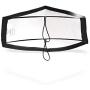 SONOVIA SonoMask Men Face Mask Nose Clip Inside wire Reusable Dual Layer Face Masks, Made in Israel (3, Black Head Strap For Men)